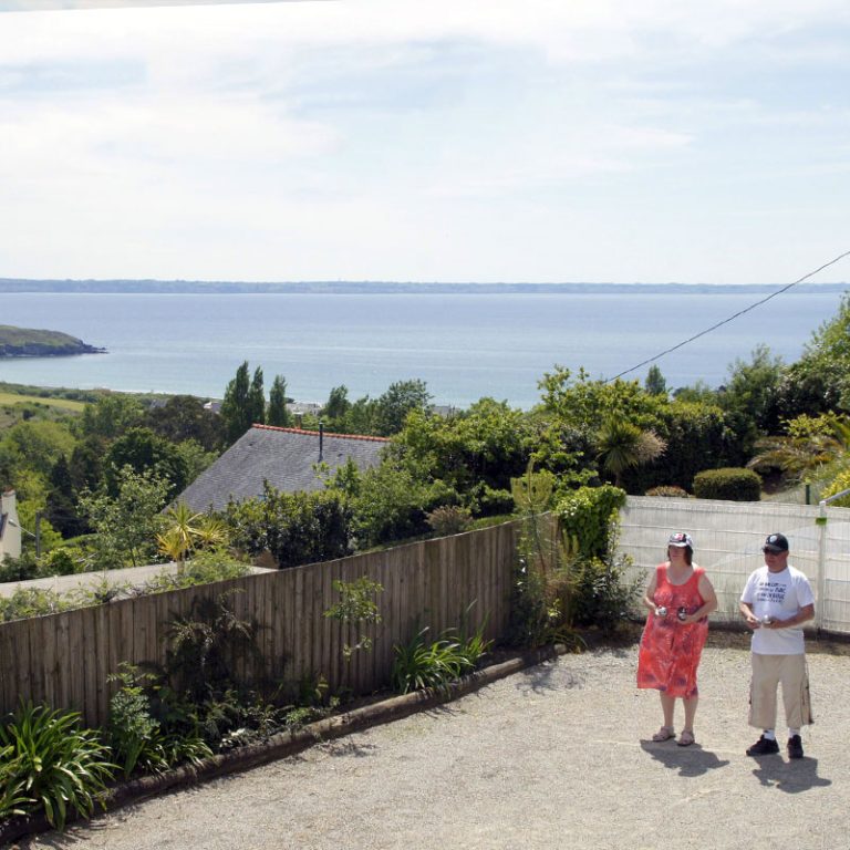 Terrain de pétanque à Crozon